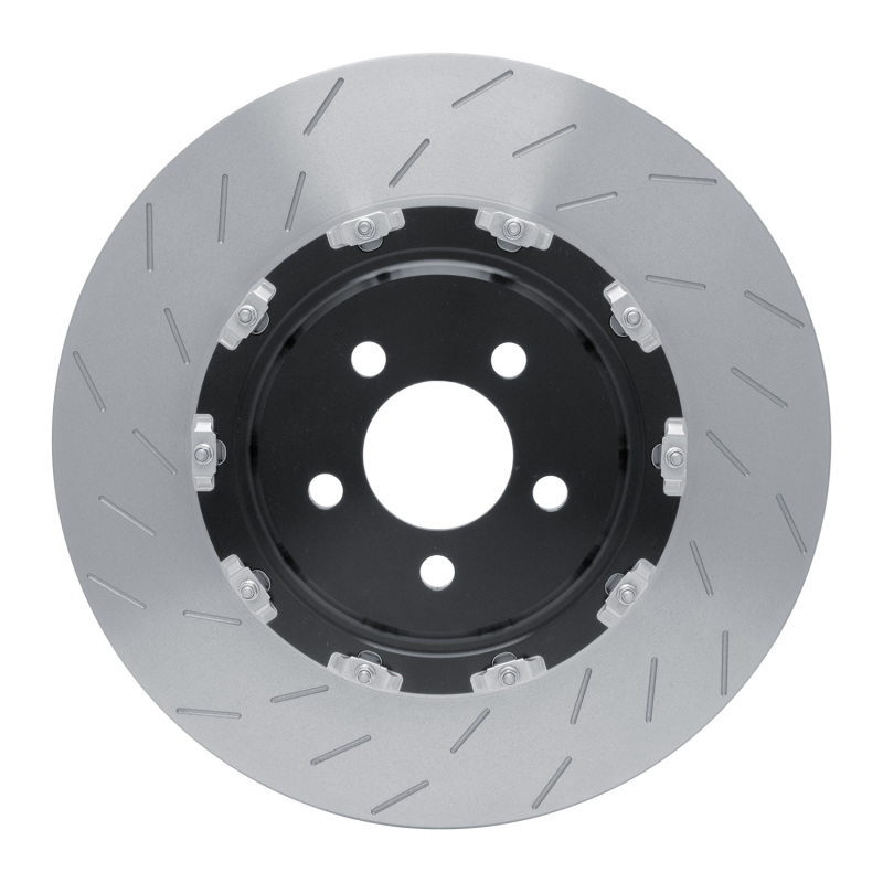 Dodge Challenger Brake Rotor (1) - Front - R1 Concepts - Hi-Carbon Alloy GEOMET Coated Rotor - Slotted - `15-`20